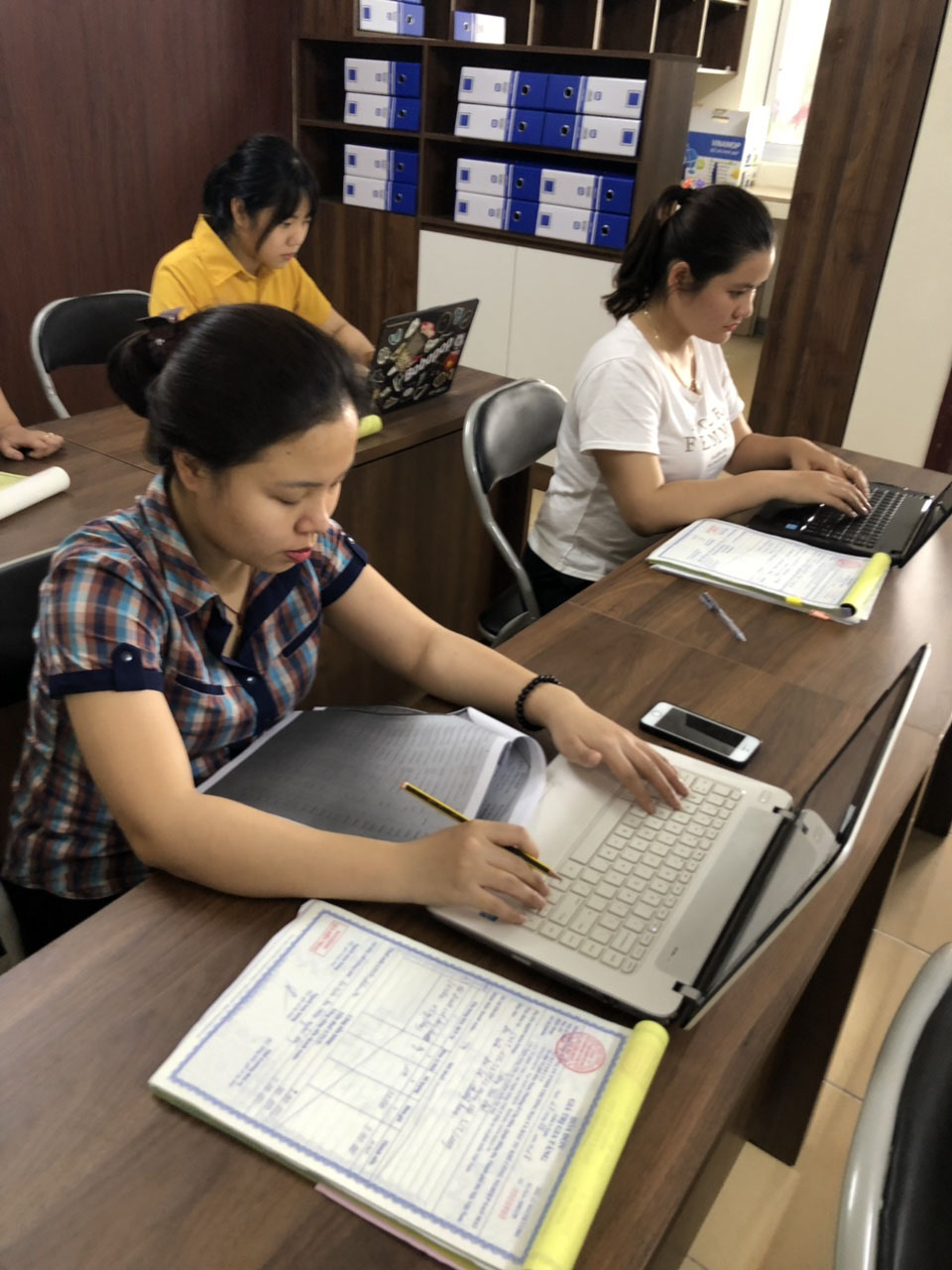 Lớp học kế toán thực hành tại Thanh Xuân